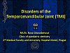 Disorders of the Temporomandibular Joint