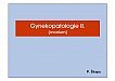 Gynekopatologie II. - ovarium