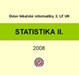 Statistika II.